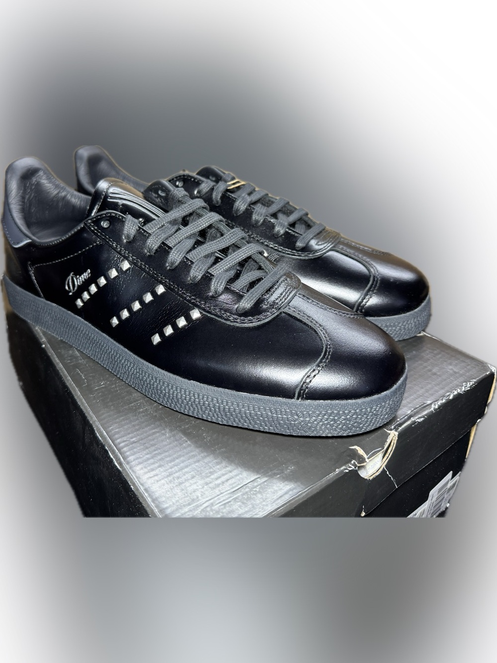 adidas Dime x Gazelle ADV 'Black Silver Metallic Studs' Men’s Size 11